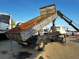 Minituur van Toyota HINO-14T-4X2-Tipper-Crane-Hiab-765-Spring-Spring-Manual-Gearbox
