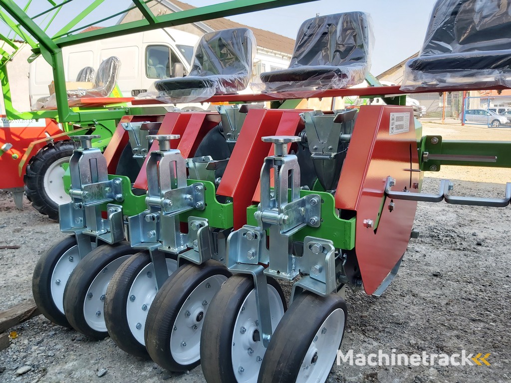 Plantmachine voor groenten, Pflanzmaschine für Gemüse