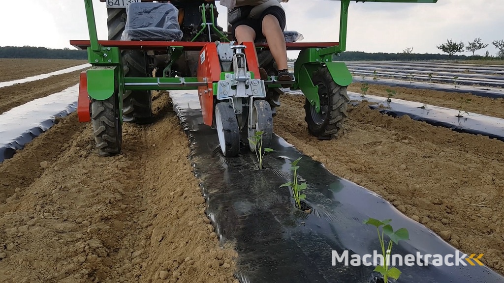 Plantmachine voor groenten, Pflanzmaschine für Gemüse