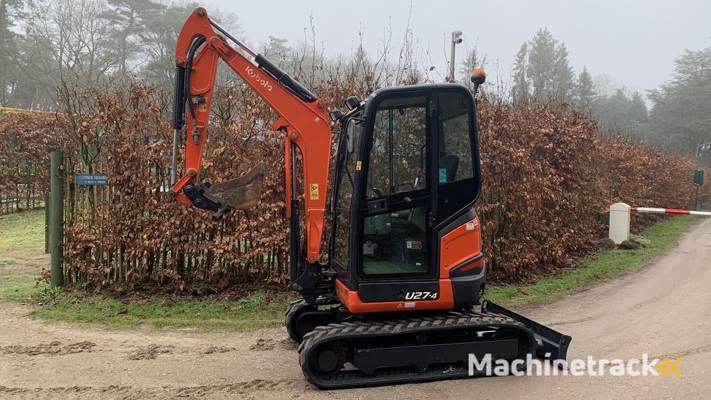 Kubota U27-4 Graafmachine 3 bakken Bj 2019