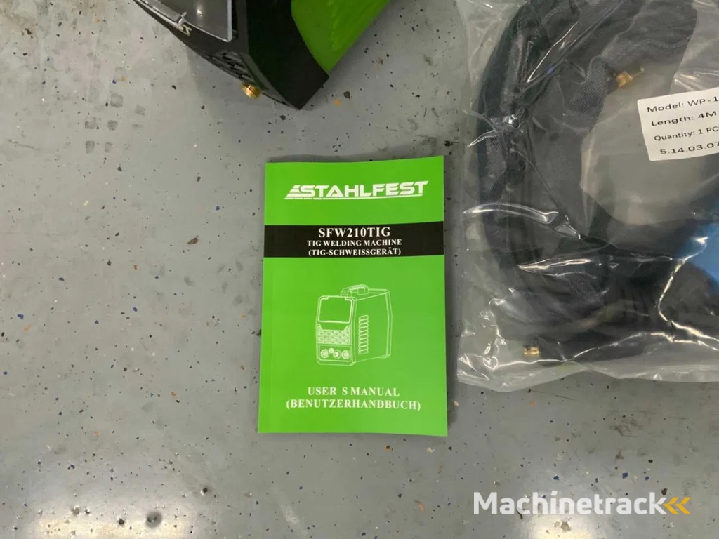 Stahlfest SFW210TIG TIG-lasmachine