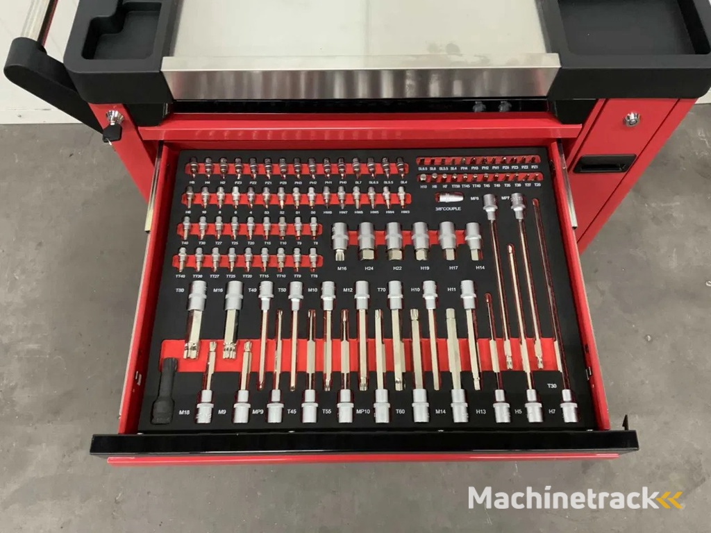 SG Tools gereedschapswagen Pro + uitschuifrek