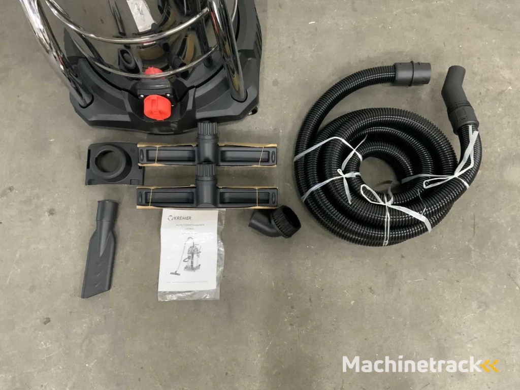 Kremer 100 L nat & droog Industriële stofzuiger