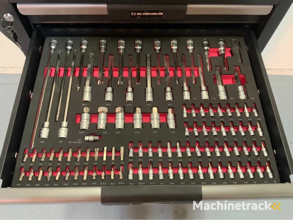 SG Werkzeuge Gereedschapswagen 266-delig