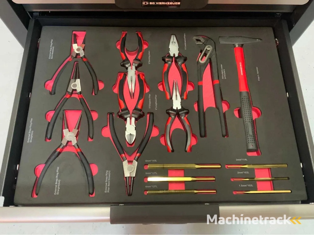 SG Werkzeuge Gereedschapswagen 266-delig