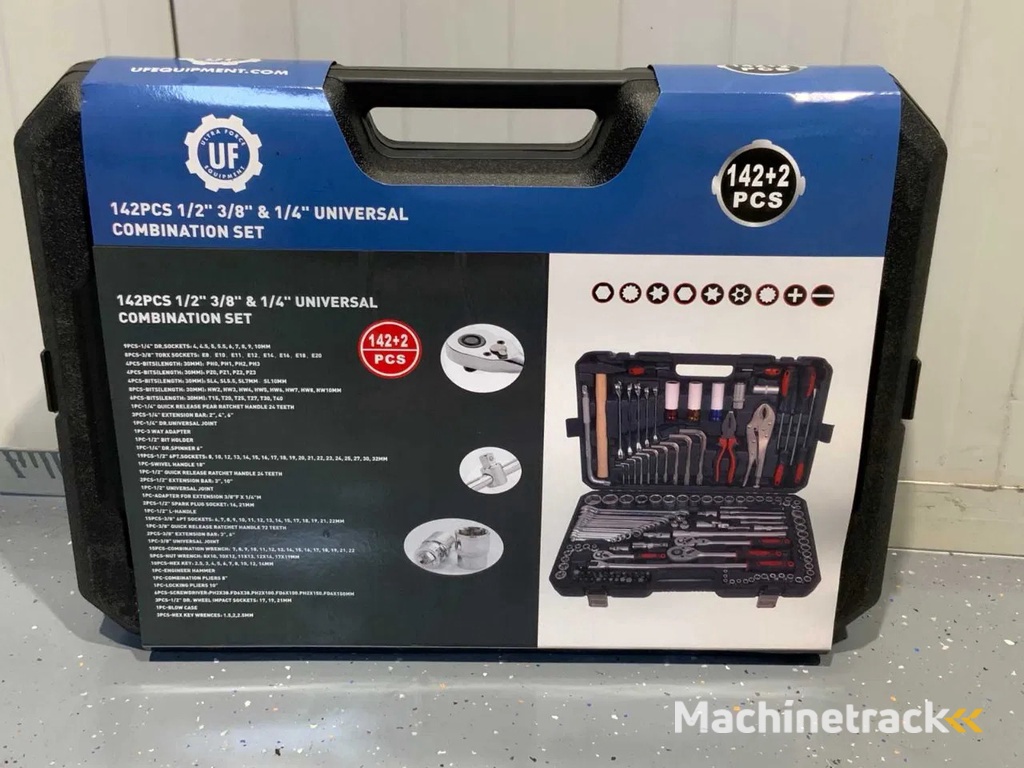 Ultra Force Equipment Gereedschapskoffer incl 144 pcs