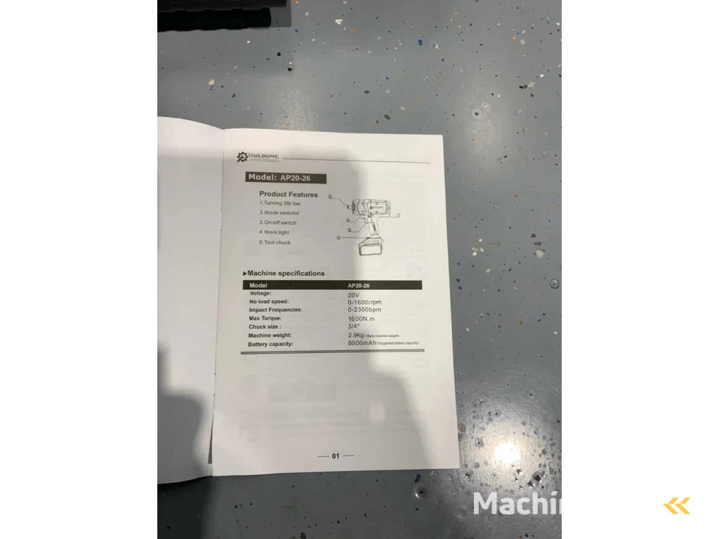 Stahlgruppe AP20-26 Slagmoersleutel