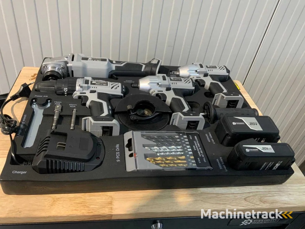 Stahlgruppe Powertool Set, 4 st elektrisch gereedschap