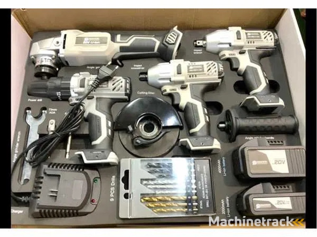 Stahlgruppe Powertool Set, 4 st elektrisch gereedschap