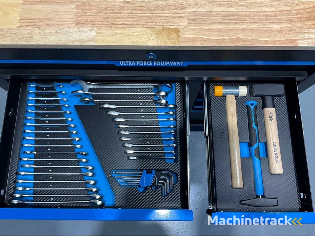 Ultra Force Equipment gereedschapswagen 12 laden incl 269 pcs gereedschap