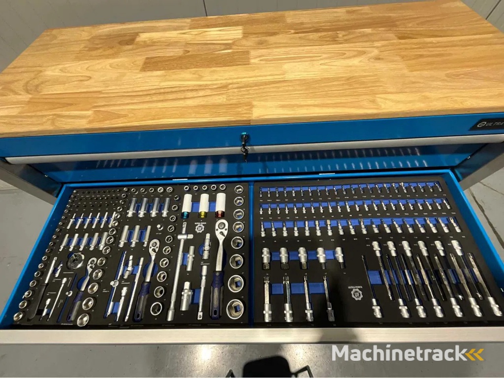 Ultra Force Equipment Gereedschapswagen 11 laden, 386 pcs gereedschap, softclose