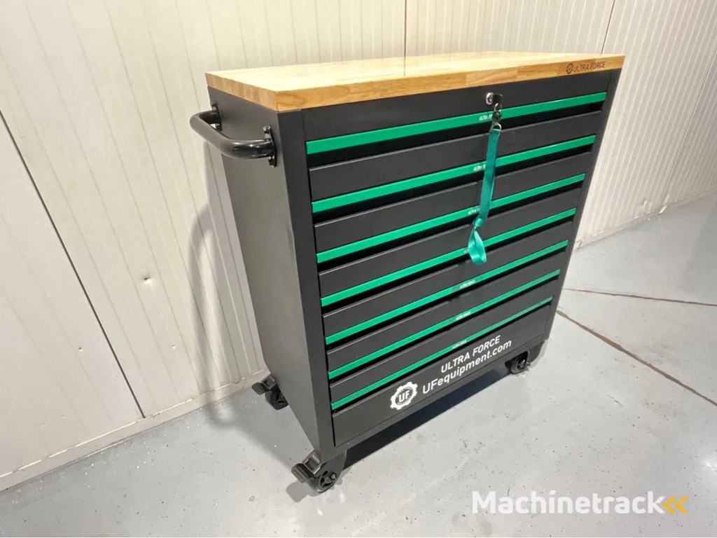 Ultra Force Equipment Gereedschapswagen 7 laden gevuld met 269 pcs gereedschap, softclose