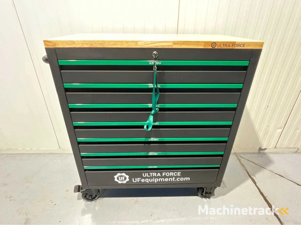 Ultra Force Equipment Gereedschapswagen 7 laden gevuld met 269 pcs gereedschap, softclose