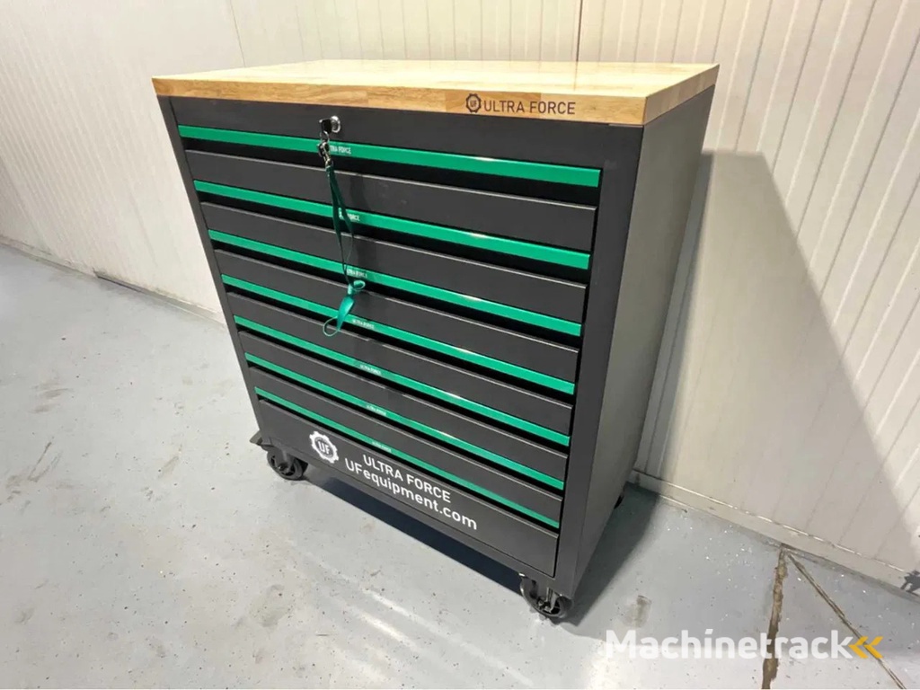 Ultra Force Equipment Gereedschapswagen 7 laden gevuld met 269 pcs gereedschap, softclose