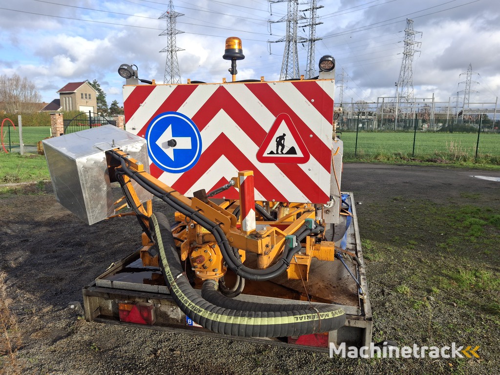 Spraypatcher / enrobe projete