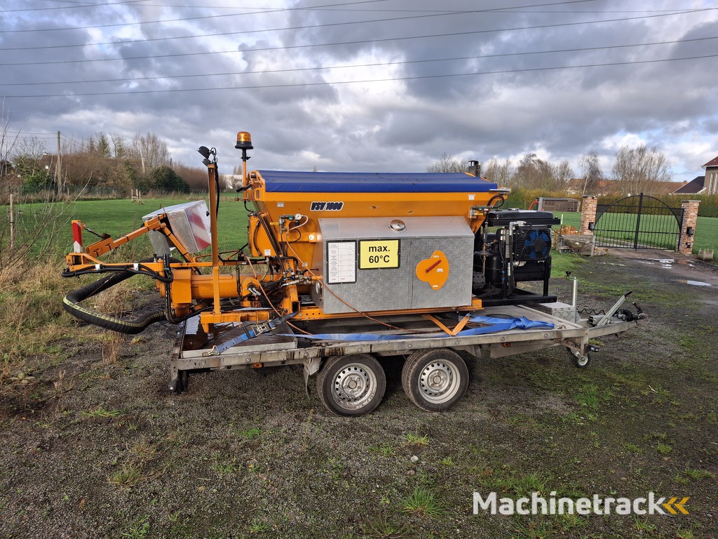 Spraypatcher / enrobe projete