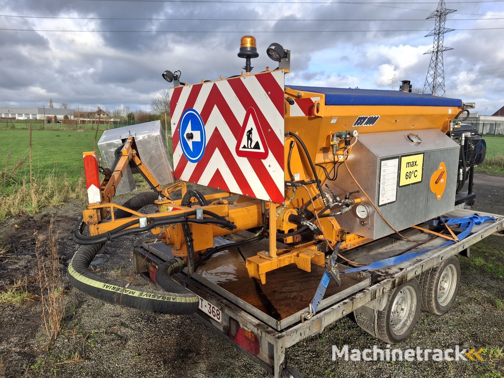 Spraypatcher / enrobe projete