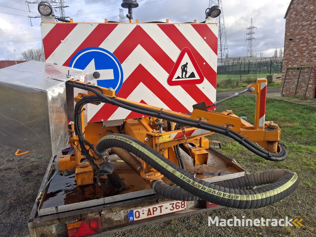 Spraypatcher / enrobe projete