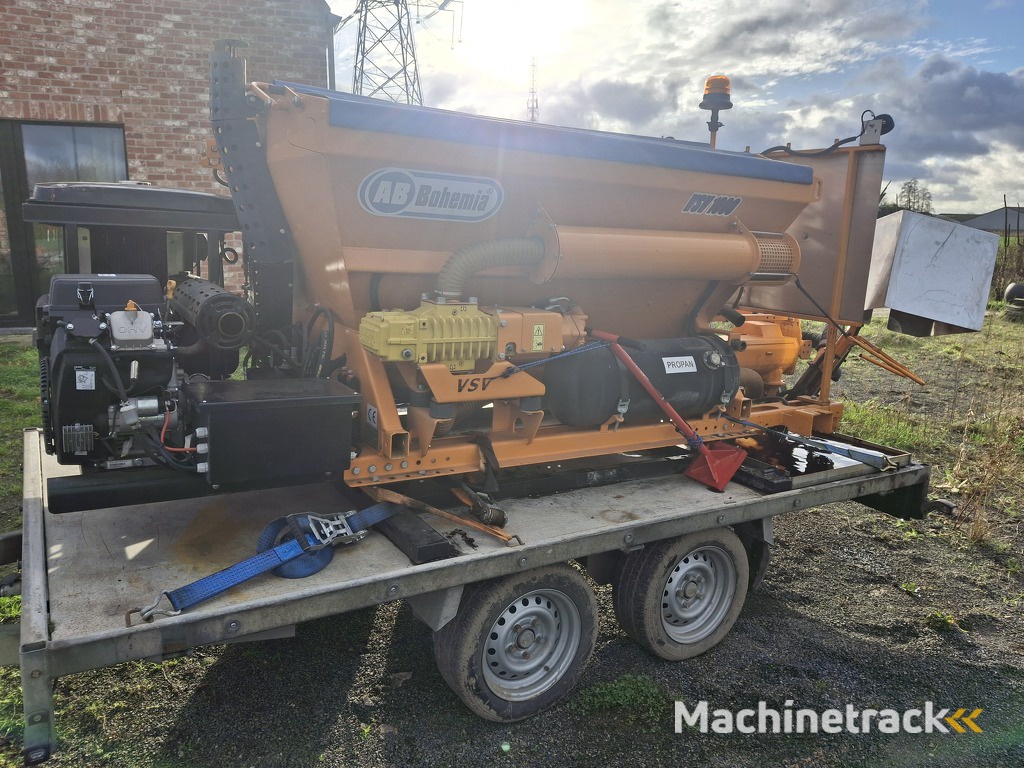 Spraypatcher / enrobe projete