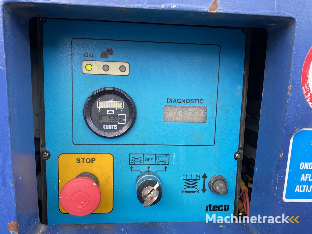 2008 Iteco IT12151, Schaar hoogwerker, 14 meter