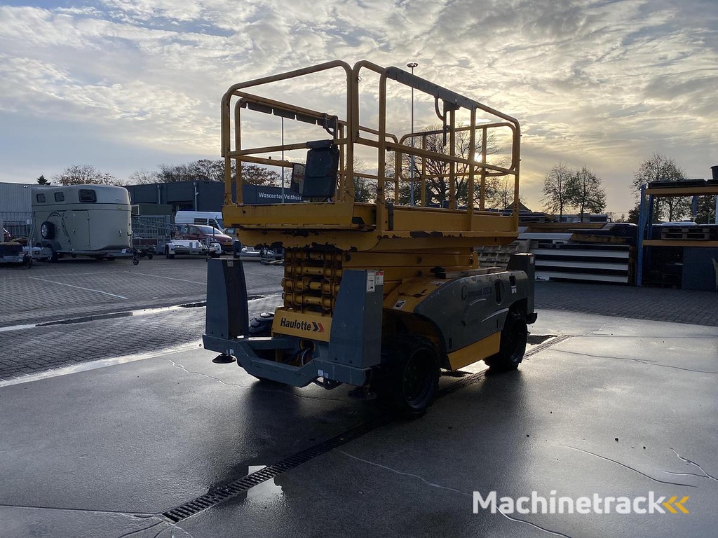 Haulotte Compact 12DX, Schaar hoogwerker, 4X4 Diesel