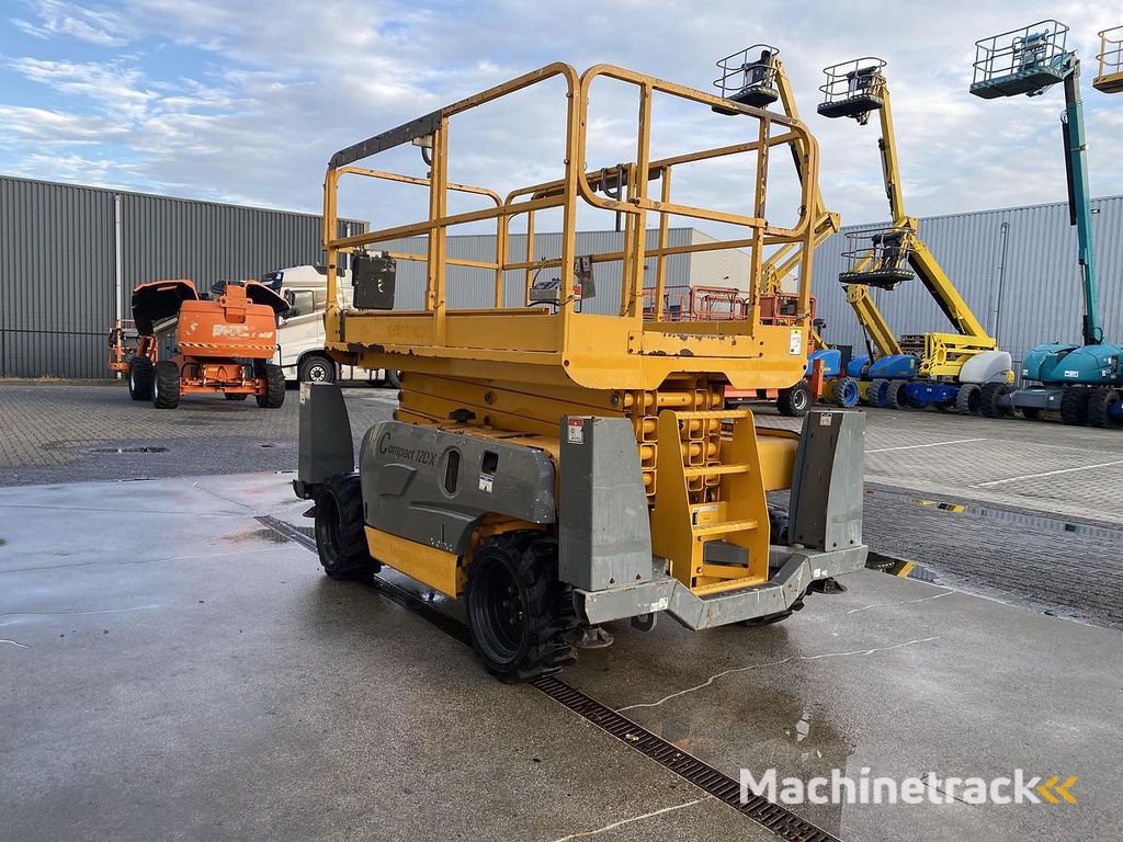 Haulotte Compact 12DX, Schaar hoogwerker, 4X4 Diesel