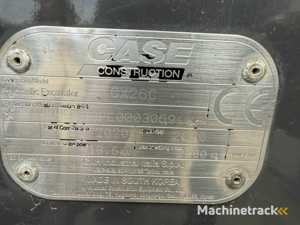 Case CX26C