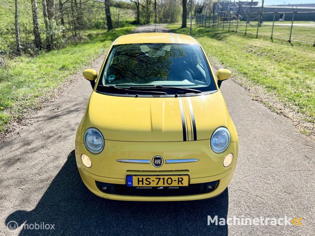 Fiat 500 1.4 Sport Geel Leder Elek.r Airco ✔️
