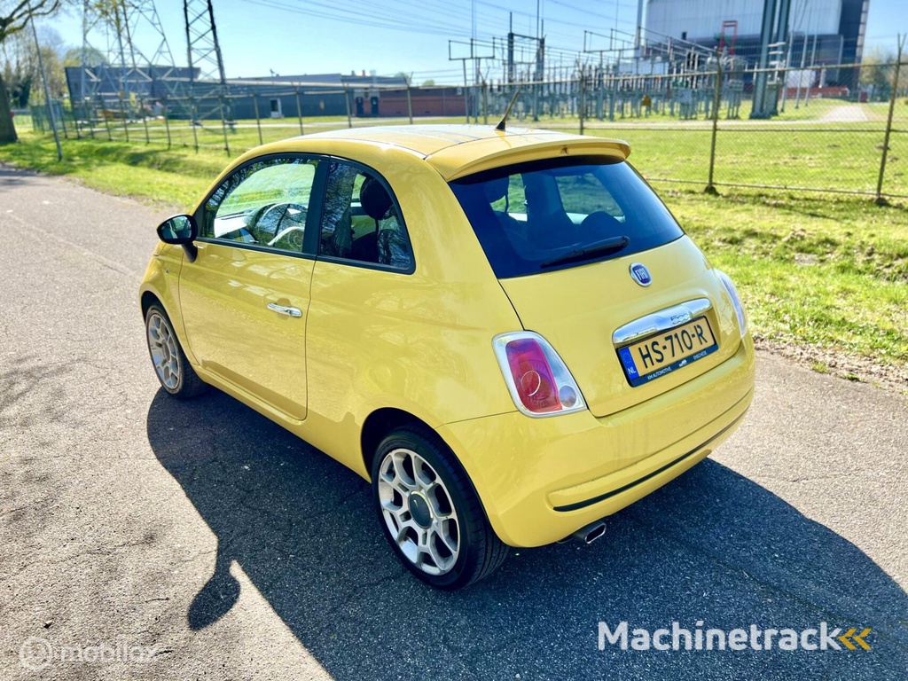 Fiat 500 1.4 Sport Geel Leder Elek.r Airco ✔️