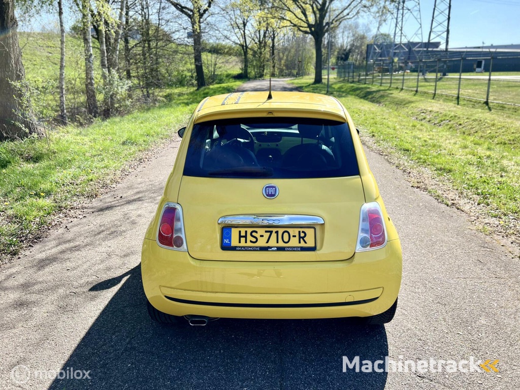 Fiat 500 1.4 Sport Geel Leder Elek.r Airco ✔️