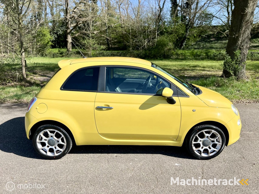 Fiat 500 1.4 Sport Geel Leder Elek.r Airco ✔️