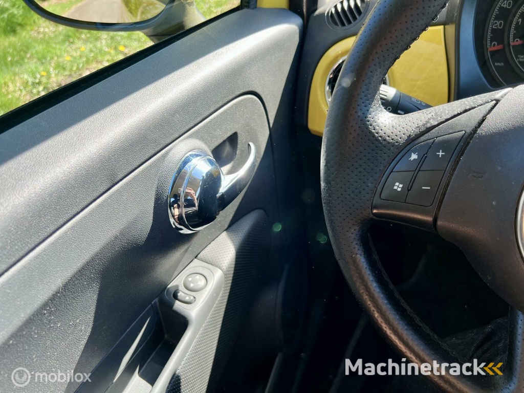 Fiat 500 1.4 Sport Geel Leder Elek.r Airco ✔️