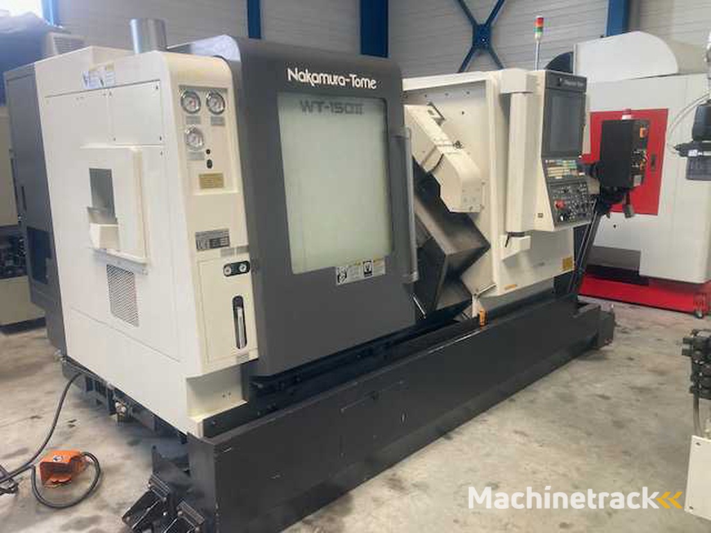 NAKAMURA-TOME WT150 II dubbele spindel CNC-draaibank met dubbele spil