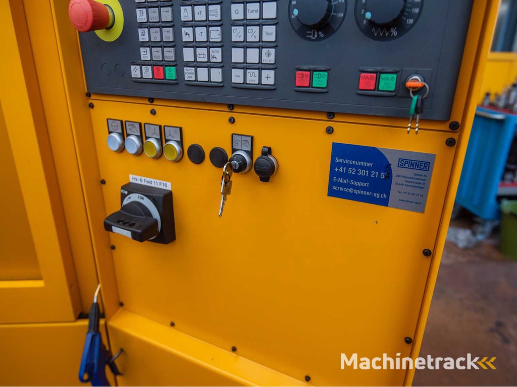 (C-1006) 2019 Spinner PD 42-S-V4 CNC lathe