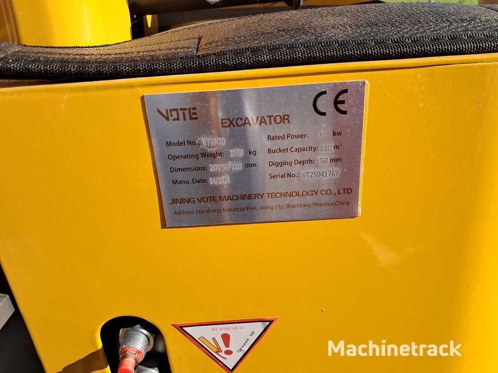 VOTE - VTW-10 - Mini-Excavator - 2025