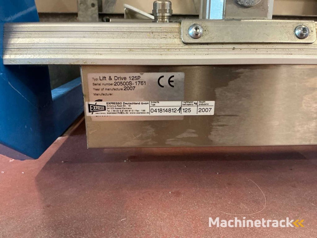 2007 Expresso Lift&Drive 125 Multi-Performance Lift