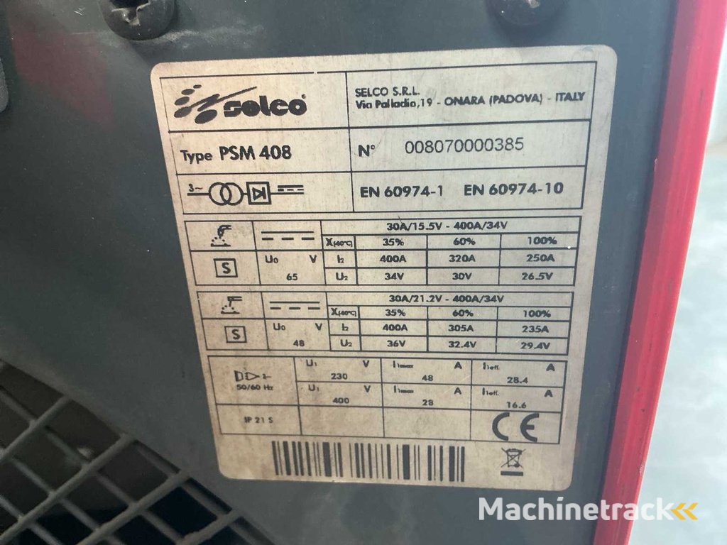 Selco PSM408 lasapparaat