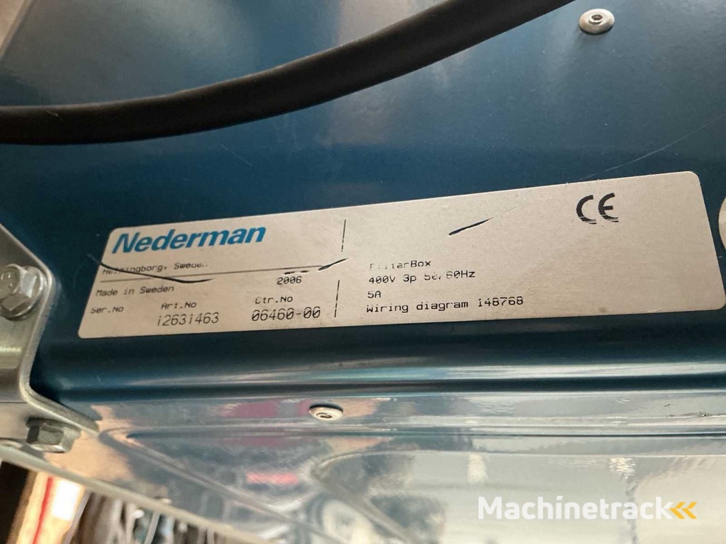 2006 Nederman 12631463 Welding Fume Extraction System