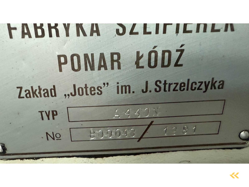 Cylindrical grinding machine - JOTES-SCHAUDT - A 440N - 1981