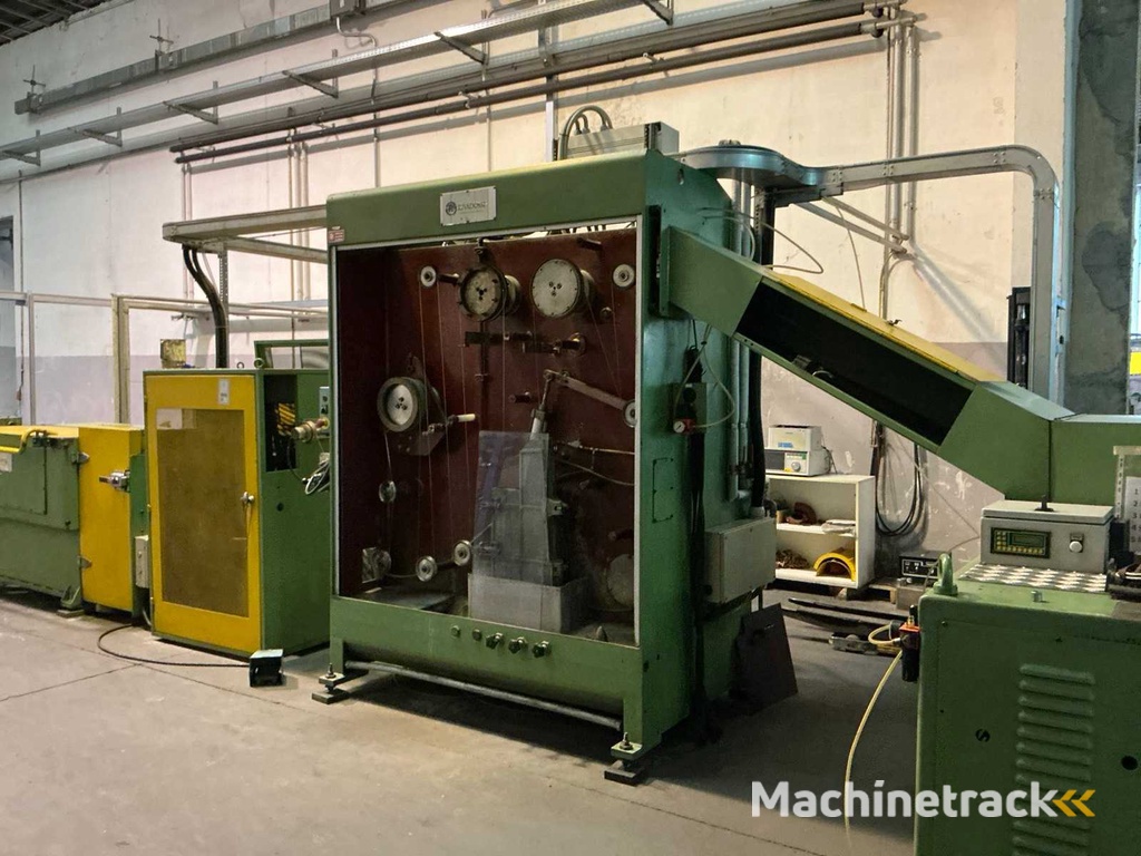 2001 SAMPSISTEMI R25T.1.1.1200 Wire drawing line