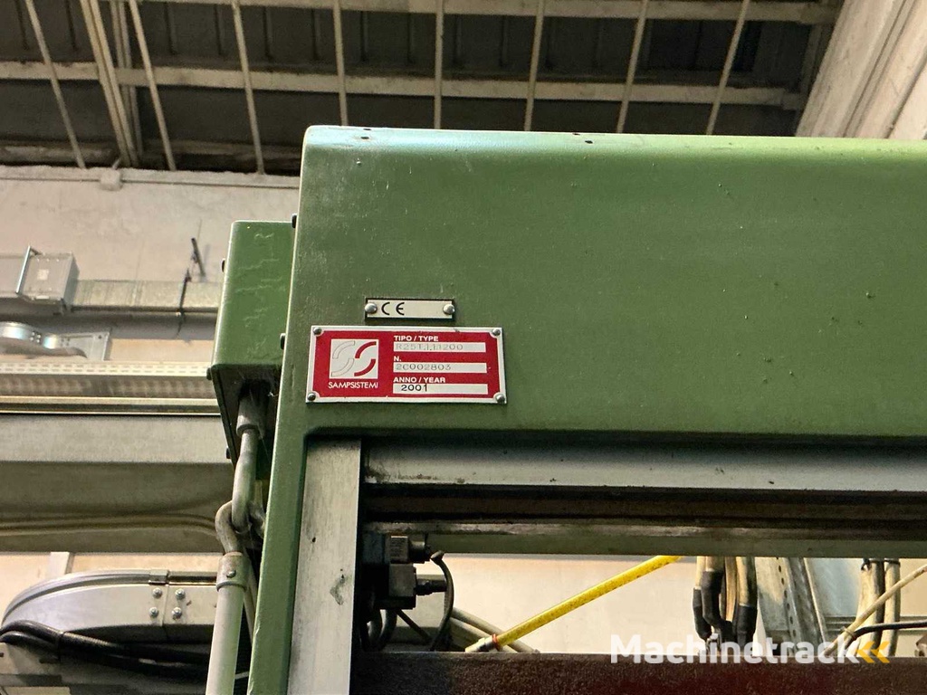 2001 SAMPSISTEMI R25T.1.1.1200 Wire drawing line