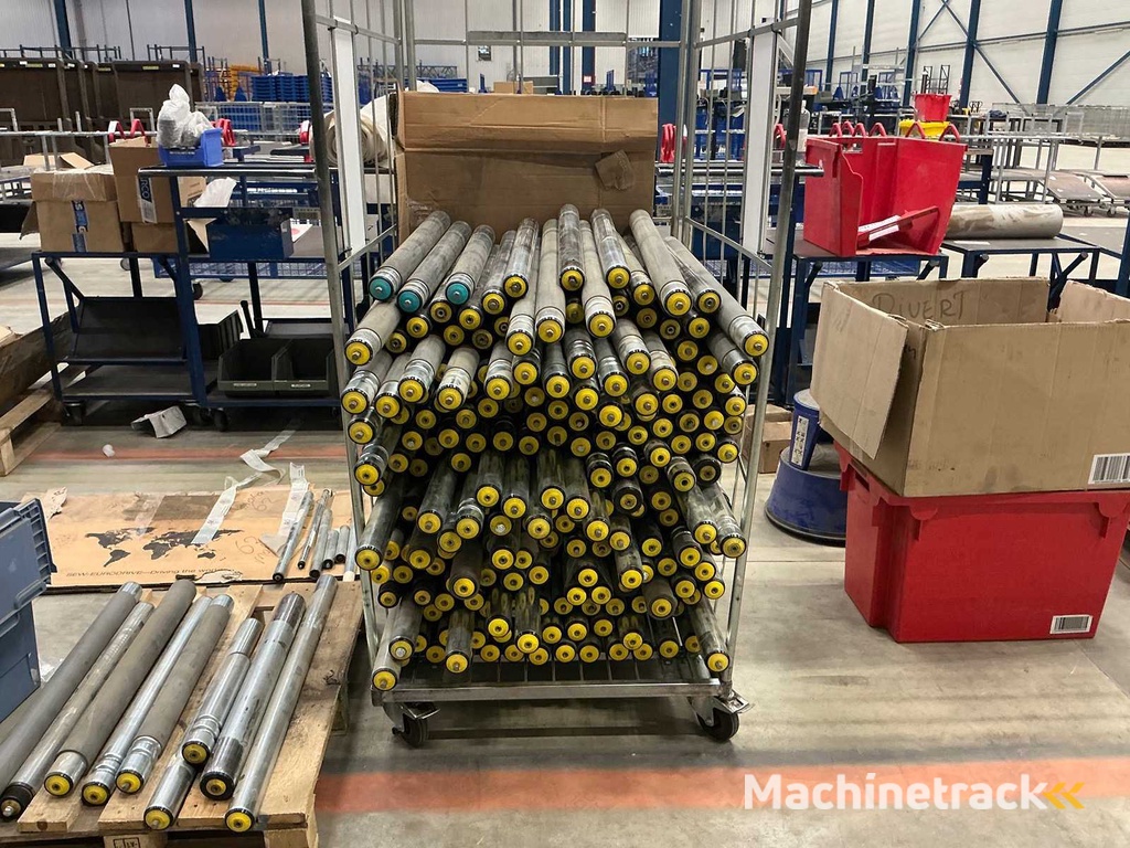 Interroll - Charge verschiedener Transportrollen ca. 120 Stück