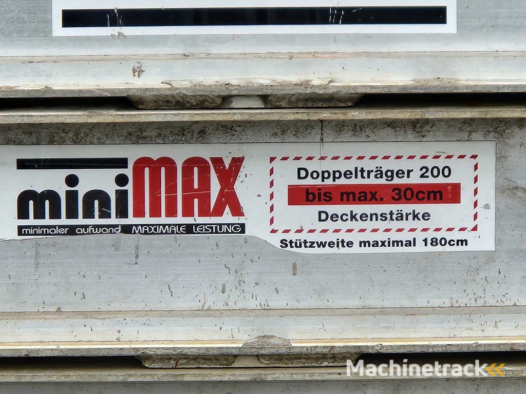 miniMAX Schalungssystem – Komplettposten Träger & Zubehör – Doppelträger & Einschubträger – 100x Kemmstücke – Bau & Schalungstechnik