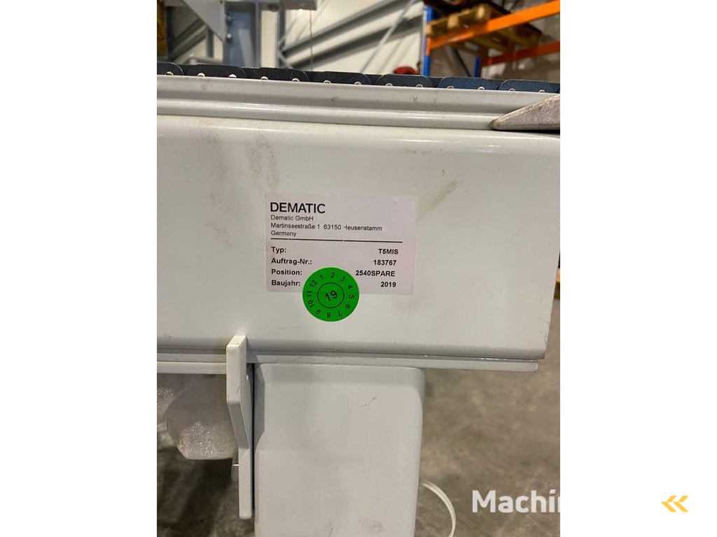 Dematic - 2019 - Roller conveyor and pallet chain