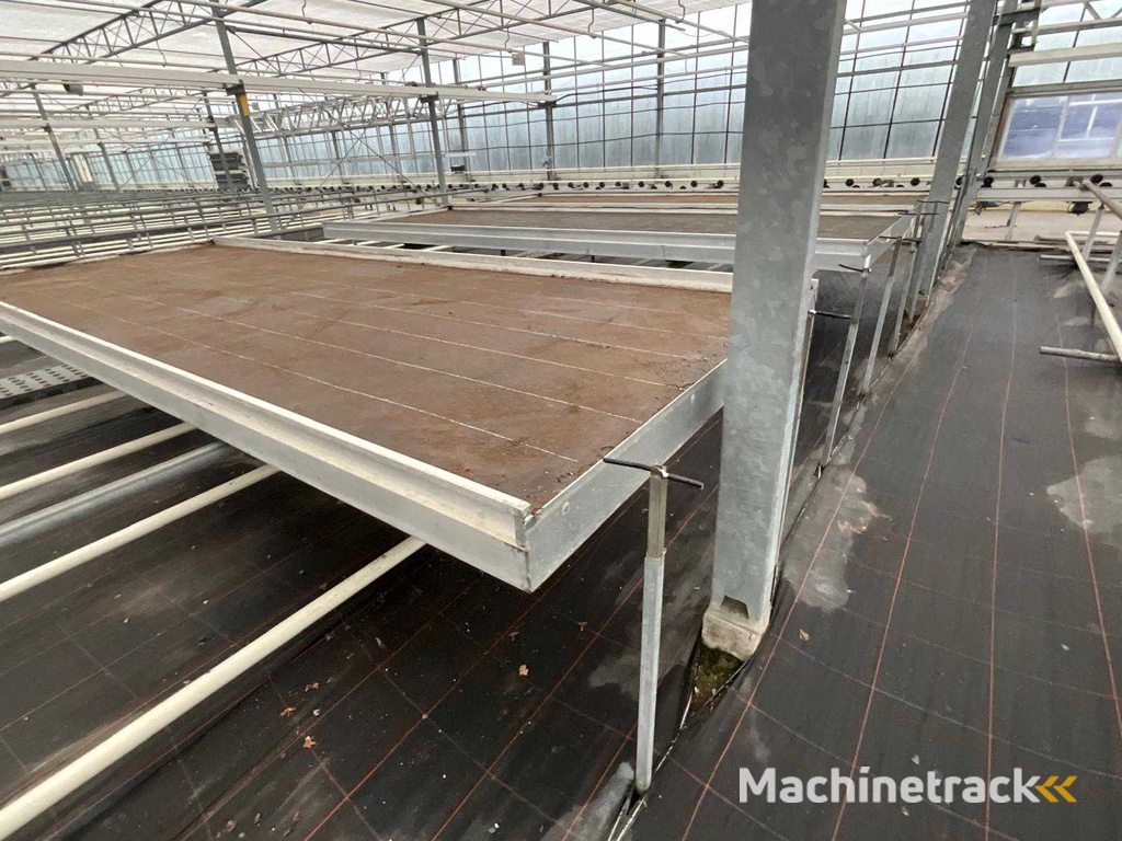 Aluminum cultivation table (4.50x1.63 mtr) (50x)
