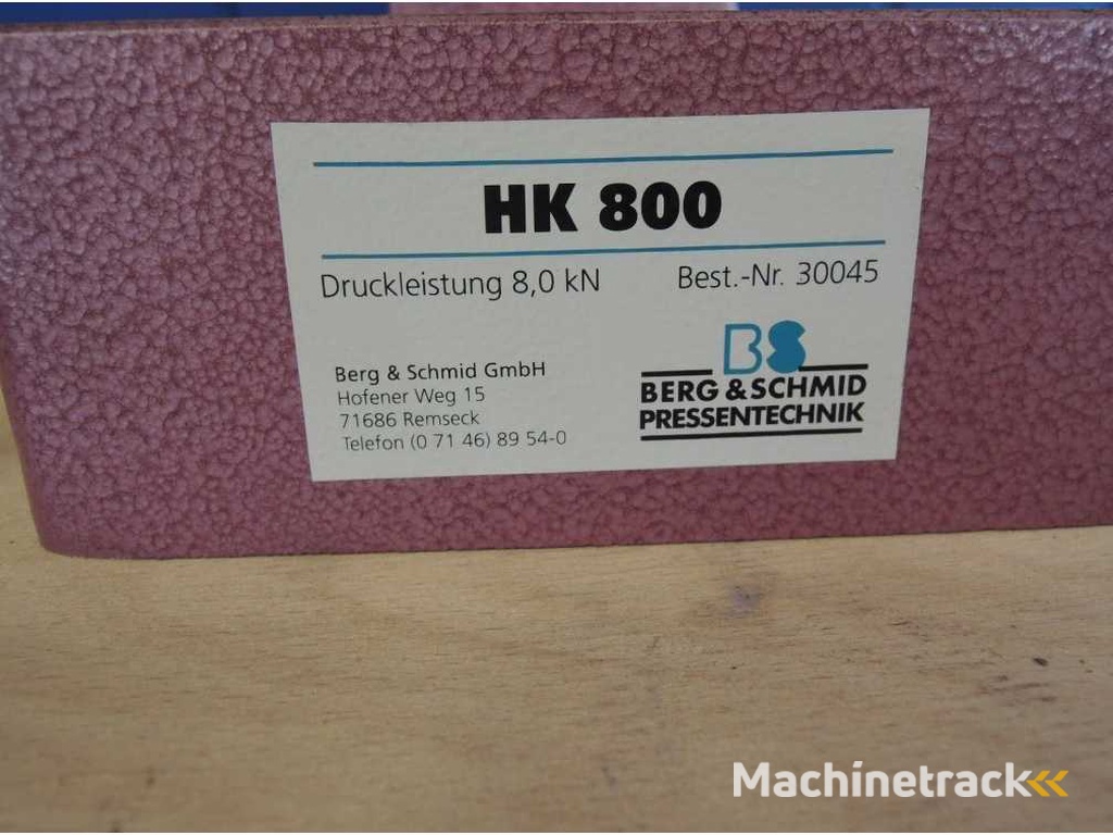 BERG & SCHMID HK 800 Toggle Pers