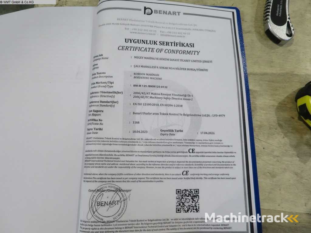 MEGEY BM-M-125 Kralen- en flensmachine