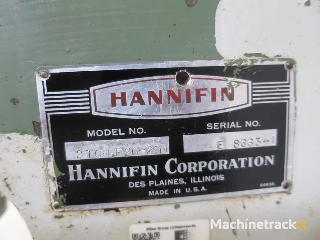 HANNIFIN F20-21N Einständerpresse hydr.