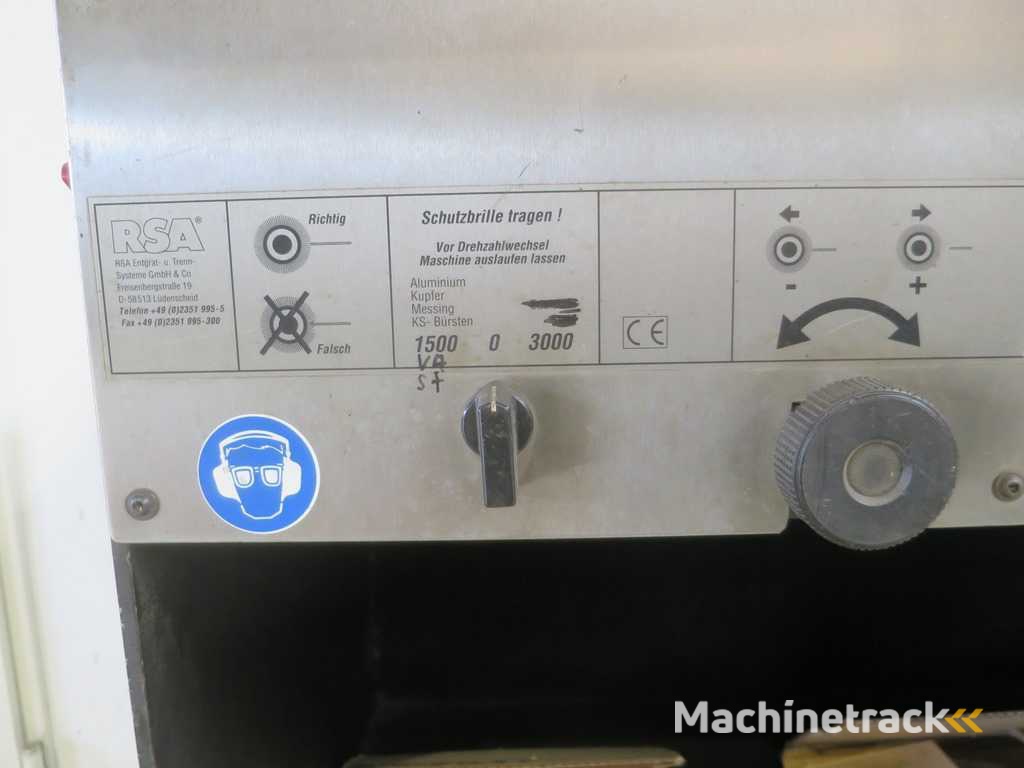 RSA RASAMAX DUO Sheet Metal Deburring Machine