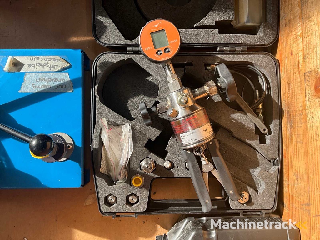 2009 Baumer / Keller CPEH / HTP1 Hydraulische tester met handdrukpomp